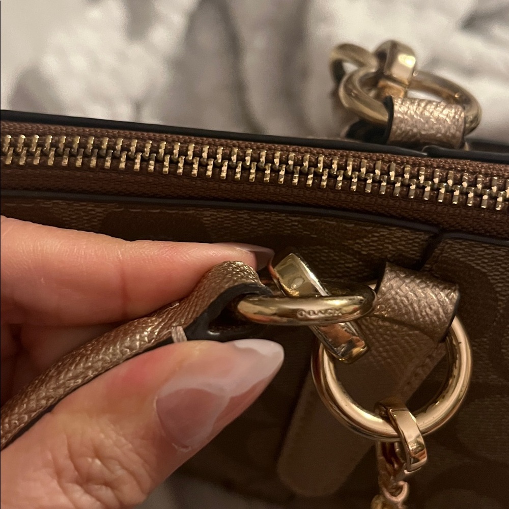 Coach Signature Print Tote - Picture 5 of 13